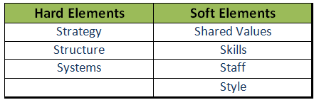 Elements of 7S Model
