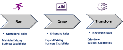Run-Grow-Transform Model