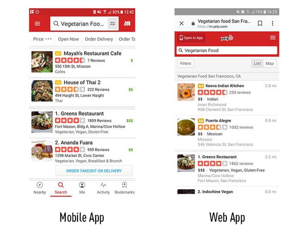 Mobile App Vs. Web App