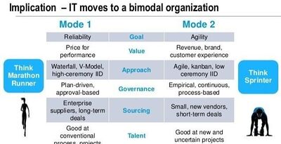 The Bimodal IT Organization